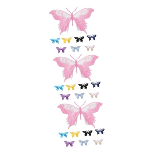 Angoily 3 Sätze Schmetterlings-stickpatch Flicken Nähen Hochzeit Schmetterlingsapplikation Schmetterlinge Flecken Stickereiapplikationen Kleiderflicken Diy-kleidungspatch Stoff 8 Stück * 3 Angoily 3 Sätze Schmetterlings-stickpatch Flicken Nähen Hochzeit Schmetterlingsapplikation Schmetterlinge Flecken Stickereiapplikationen Kleiderflicken Diy-kleidungspatch Stoff 8 Stück * 3 von Angoily