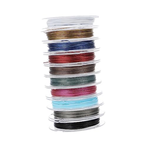 Angoily 3 Sätze Schmuckdraht Für Diy Bead Arbeiten Handgefertigte Armbänder Langlebiges Bastelmaterial Vielseitig Einsetzbar Für Schlüsselanhänger Und Mehr 10 Rollen * 3 Angoily 3 Sätze Schmuckdraht Für Diy Bead Arbeiten Handgefertigte Armbänder Langlebiges Bastelmaterial Vielseitig Einsetzbar Für Schlüsselanhänger Und Mehr 10 Rollen * 3 von Angoily