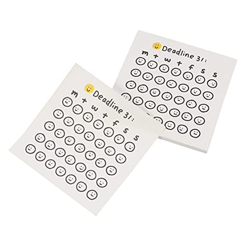 Angoily 3 Sätze Selbstklebende Haftnotizen Lustige Countdown Notizzettel Für Bürobedarf Praktische Klebezettel Für Notizen Und Erinnerungen Für Kreative Arbeiten 2 Stücke * 3 von Angoily
