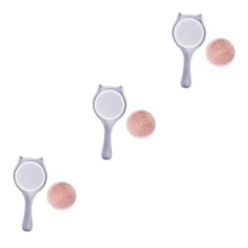 Angoily 3 Sätze Silikonform für DIY Kamm mit Katzenohr Design Flexible und Langlebige Epoxidharz Gießform Teiliges für Handgemachte Kämme Geruchsneutral Einfach zu Verwenden und Reinigen von Angoily