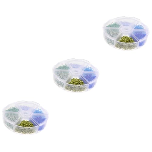 Angoily 3 Sätze Sprungring -verbindungsring Hochzeit Stecker Einfach Perlen Schlüssel Für Kette Biegering Biegeringe Schmuckherstellung Armband Biegeringe Aluminium 2box*3 Angoily 3 Sätze Sprungring -verbindungsring Hochzeit Stecker Einfach Perlen Schlüssel Für Kette Biegering Biegeringe Schmuckherstellung Armband Biegeringe Aluminium 2box*3 von Angoily