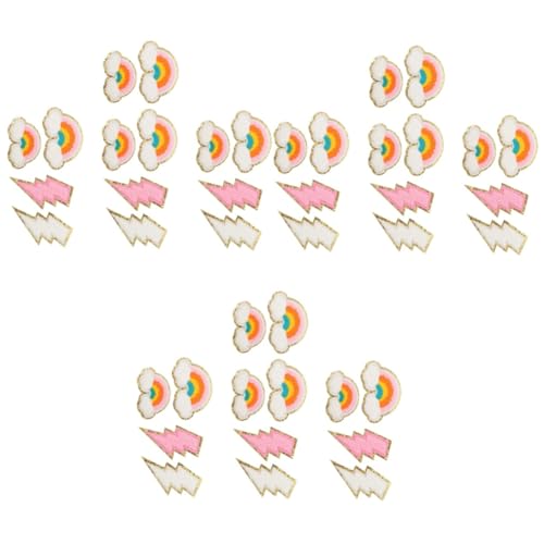 Angoily 3 Sätze Teiliges Aufbügelflicken Lustige Regenbogen Patches Selbstklebend Für Kleidung Taschen Und Hüte Zum Dekorieren Und Reparieren 14 Stück * 3 Angoily 3 Sätze Teiliges Aufbügelflicken Lustige Regenbogen Patches Selbstklebend Für Kleidung Taschen Und Hüte Zum Dekorieren Und Reparieren 14 Stück * 3 von Angoily
