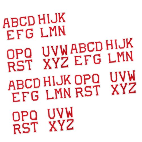 Angoily 3 Sätze Teiliges Bügelbuchstaben Patches Für Kleidung Praktische Aufbügelbilder Für Diy Projekte Dekorative Patches Für Shirts Jeans Taschen 26 Stücke * 3 Angoily 3 Sätze Teiliges Bügelbuchstaben Patches Für Kleidung Praktische Aufbügelbilder Für Diy Projekte Dekorative Patches Für Shirts Jeans Taschen 26 Stücke * 3 von Angoily