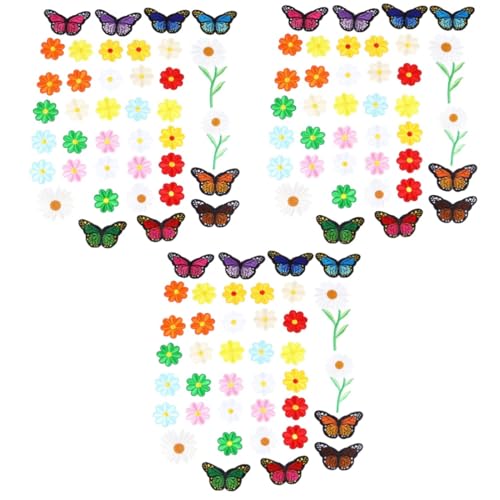 Angoily 3 Sätze Teiliges Daisy Und Schmetterling Stickereipatches Bügel Und Nähflicken Für Kleidung Taschen Und Diy Projekte Applikationen Weichem 39 Stück * 3 Angoily 3 Sätze Teiliges Daisy Und Schmetterling Stickereipatches Bügel Und Nähflicken Für Kleidung Taschen Und Diy Projekte Applikationen Weichem 39 Stück * 3 von Angoily