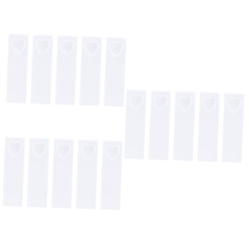 Angoily 3 Sätze Teiliges Diy Lesezeichen Silikonform Herzförmige Gießform Für Epoxidharz Für Kreative Lesezeichen Gestaltung Und Bastelprojekte 5 Stück * 3 Angoily 3 Sätze Teiliges Diy Lesezeichen Silikonform Herzförmige Gießform Für Epoxidharz Für Kreative Lesezeichen Gestaltung Und Bastelprojekte 5 Stück * 3 von Angoily