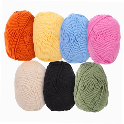 Angoily 3 Sätze Teiliges Farbiger Baumwollgarn Für Stricken Und Häkeln Fädige Milchbaumwolle Farben Wasserblau Hellgelb Für Handarbeiten Kleidung Schals Und Accessoires 7 Stücke * 3 Angoily 3 Sätze Teiliges Farbiger Baumwollgarn Für Stricken Und Häkeln Fädige Milchbaumwolle Farben Wasserblau Hellgelb Für Handarbeiten Kleidung Schals Und Accessoires 7 Stücke * 3 von Angoily