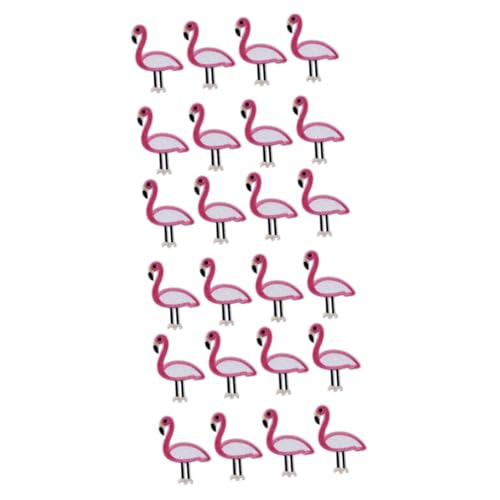 Angoily 3 Sätze Teiliges Flamingo Stickerei Patch Für Kleidung Selbstklebende Flicken Für Jeans Taschen Und Bastelprojekte Vielseitige Applikationen Für Kreative Designs 12 Stück * 3 von Angoily