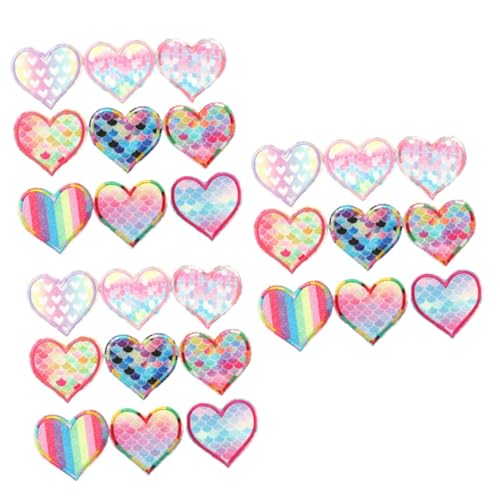 Angoily 3 Sätze Teiliges Herzförmige Stickerei Applikationen Patches Für Diy Kleidung Stoffaufnäher Zur Verzierung Von Shirts Jeans Taschen Und Mehr 9 Stücke * 3 Angoily 3 Sätze Teiliges Herzförmige Stickerei Applikationen Patches Für Diy Kleidung Stoffaufnäher Zur Verzierung Von Shirts Jeans Taschen Und Mehr 9 Stücke * 3 von Angoily