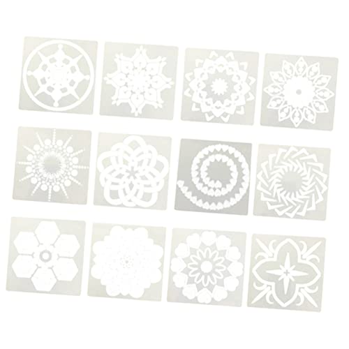 Angoily 3 Sätze Teiliges Mandala Schablonen Set Hohlraumschablonen Für Malerei Und Diy Projekte Wiederverwendbar Und Vielseitig Einsetzbar Für Kunsthandwerk Und Dekoration 12 Stück * 3 Angoily 3 Sätze Teiliges Mandala Schablonen Set Hohlraumschablonen Für Malerei Und Diy Projekte Wiederverwendbar Und Vielseitig Einsetzbar Für Kunsthandwerk Und Dekoration 12 Stück * 3 von Angoily