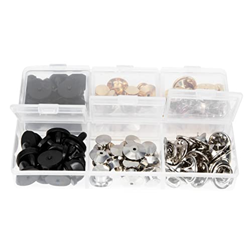 Angoily 3 Sätze Teiliges Set Metall Anstecknadel Rückseite Dekorative Pin Backs Für Krawatten Hochzeiten Partys Und Mehr Rostfrei Und Langlebig 84 Stück * 3 von Angoily