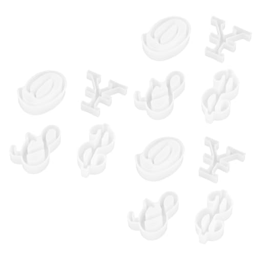 Angoily 3 Sätze Teiliges Silikonform Für Handgemachte Schmuckornamente Symbol Design Für Epoxidharz Und Mehr Für Diy Projekte Und Bastelarbeiten 4 Stück * 3 von Angoily