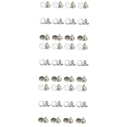 Angoily 3 Sätze Teiliges Verstellbare Hosenknöpfe Nahtlose Jeans Knöpfe Hosen Zubehör Für Jeans Praktische Diy Werkzeuge Für Hosenanpassungen 30 Stück * 3 von Angoily
