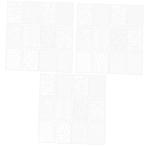 Angoily 3 Sätze Teiliges Wandmalerei Schablonen Leopard Muster Wiederverwendbare Malvorlagen Für Diy Bastelprojekte Möbel Stoffe Und Feste Für Gestaltung Und Dekoration 12 Stück * 3 von Angoily