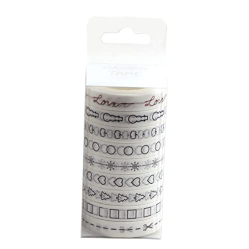 Angoily 3 Sätze Teiliges Washi Tape Set Dekoratives Klebeband Für Diy Scrapbooking Und Planer Einfache Designs Vielseitig Einsetzbar Leicht Abziehbar Und Rückstandsfrei 9 Stück * 3 Angoily 3 Sätze Teiliges Washi Tape Set Dekoratives Klebeband Für Diy Scrapbooking Und Planer Einfache Designs Vielseitig Einsetzbar Leicht Abziehbar Und Rückstandsfrei 9 Stück * 3 von Angoily