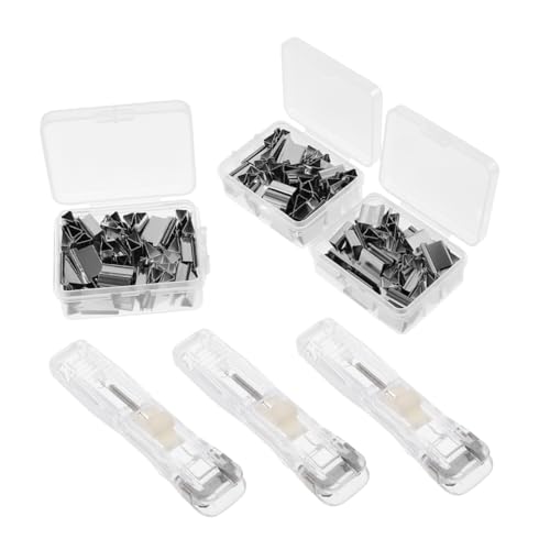 Angoily 3 Sätze Transparenter Clip Dispenser Wiederverwendbarer Büro Dokumenten Heftklammer Ersatz Transparent Push Clip Binder für Zuhause und Büro Nachfüllclips Angoily 3 Sätze Transparenter Clip Dispenser Wiederverwendbarer Büro Dokumenten Heftklammer Ersatz Transparent Push Clip Binder für Zuhause und Büro Nachfüllclips von Angoily