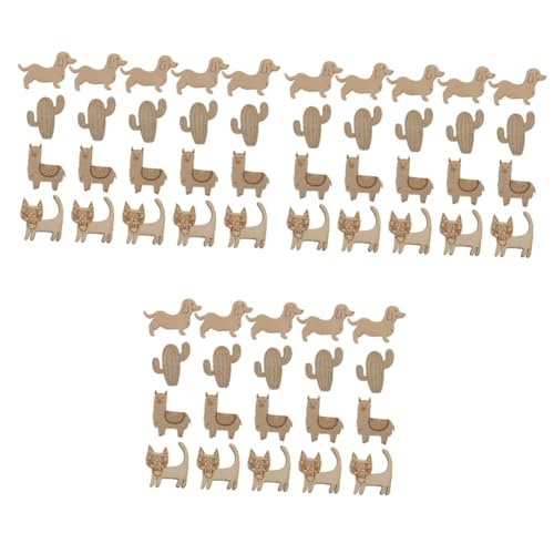 Angoily 3 Sätze Unvollendete Tier Holz Ausschnitte Für Diy Bastelprojekte Cactus Tier Holzfiguren Zum Bemalen Holzhandwerk Für Erwachsene 20 Stück * 3 Angoily 3 Sätze Unvollendete Tier Holz Ausschnitte Für Diy Bastelprojekte Cactus Tier Holzfiguren Zum Bemalen Holzhandwerk Für Erwachsene 20 Stück * 3 von Angoily