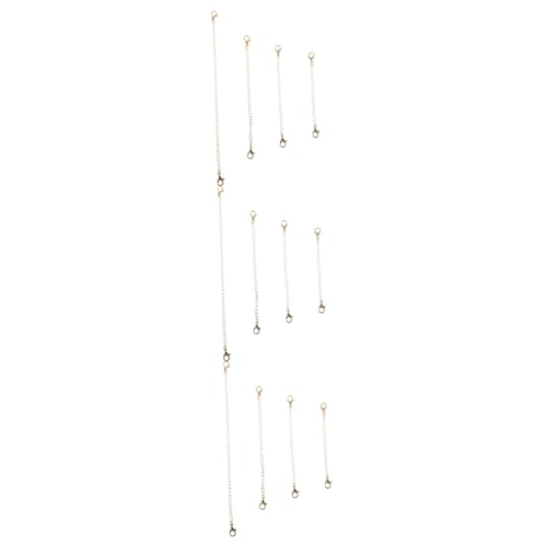 Angoily 3 Sätze Verlängerungsketten Für Armbänder Und Diy Schmuckzubehör Robustem Installieren Kompatibel Mit Verschiedenen Schmuckstücken Für Projekte 4 Stück * 3 Angoily 3 Sätze Verlängerungsketten Für Armbänder Und Diy Schmuckzubehör Robustem Installieren Kompatibel Mit Verschiedenen Schmuckstücken Für Projekte 4 Stück * 3 von Angoily