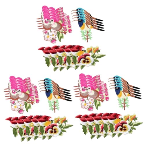Angoily 3 Sätze Vogelförmige Stickpatches Teiliges Zum Aufbügeln Für Diy Kleidung Applikationen Für Shirts Taschen Und Mehr Zum Dekorieren Und Reparieren Von Textilien 15 Stücke * 3 Angoily 3 Sätze Vogelförmige Stickpatches Teiliges Zum Aufbügeln Für Diy Kleidung Applikationen Für Shirts Taschen Und Mehr Zum Dekorieren Und Reparieren Von Textilien 15 Stücke * 3 von Angoily