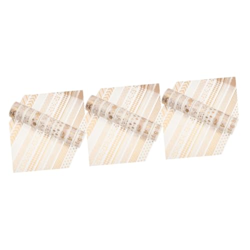 Angoily 3 Sätze Washi Tape Mit Goldfolien Design Dekorative Klebebänder Für Scrapbooking Diy Projekte Notizbücher Und Fotoalben Für Bastelarbeiten Und 20 Rollen * 3 Angoily 3 Sätze Washi Tape Mit Goldfolien Design Dekorative Klebebänder Für Scrapbooking Diy Projekte Notizbücher Und Fotoalben Für Bastelarbeiten Und 20 Rollen * 3 von Angoily