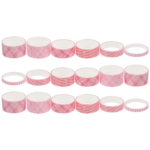 Angoily 3 Sätze Washi Tape Set Set Diy Klebebänder für Planner Scrapbooking Bastelprojekte Dekorative Masking Tapes Pastellfarben für Kreative Gestaltung von Angoily