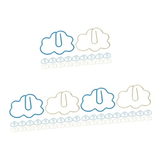 Angoily 3 Sätze Wolkenförmige Papierclips Kreative Büroklammern Flexible Papierclips Für Dokumente Notizen Und Lesezeichen Milchweiß 20 Stück * 3 Angoily 3 Sätze Wolkenförmige Papierclips Kreative Büroklammern Flexible Papierclips Für Dokumente Notizen Und Lesezeichen Milchweiß 20 Stück * 3 von Angoily