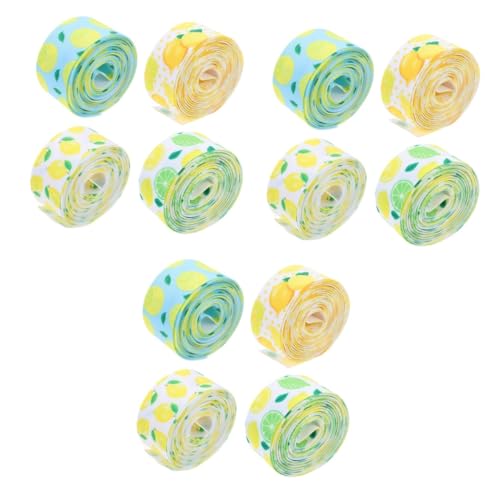 Angoily 3 Sätze Zitronen Muster Geschenkband Für Diy Handarbeiten Verpackungsmaterial Und Dekoration Bei Festen Und Anlässen 4 Rollen * 3 Angoily 3 Sätze Zitronen Muster Geschenkband Für Diy Handarbeiten Verpackungsmaterial Und Dekoration Bei Festen Und Anlässen 4 Rollen * 3 von Angoily