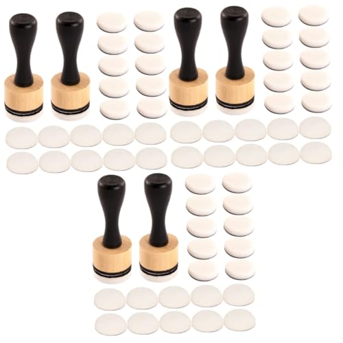 Angoily 3 Sets Mini Schwammpinsel Werkzeug Make Up Schwamm Schwämme Schaumstoff Malstempel Malschwamm Runder Schwamm Bastelschwamm Malerpinsel Schwammrollen Zum Malen von Angoily