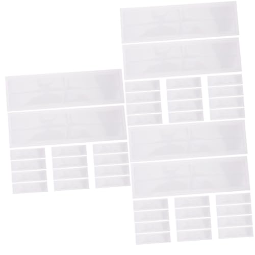 Angoily 3 Sets Selbstklebende Etiketten Organizer Business Taschen Taschen Durchsichtige Etikettenhalter Mit Selbstklebender Etikettentasche Für Etiketten Transparenter Kunststoff von Angoily