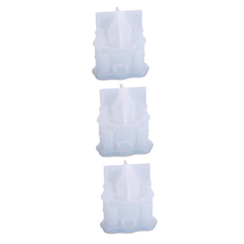 Angoily 3 Stck. Diy Silikonform für Castle Statue Handgefertigte Bastel Gießform Hochwertigem Silikon für Dekorationen und Angoily 3 Stck. Diy Silikonform für Castle Statue Handgefertigte Bastel Gießform Hochwertigem Silikon für Dekorationen und von Angoily