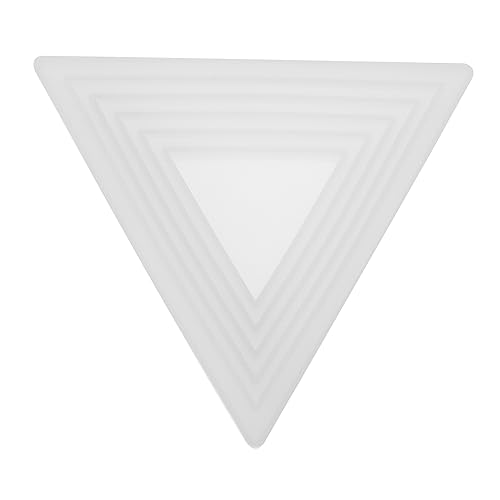 Angoily 3 Stck. Silikon Tray Mold für DIY Handwerk Dreieckige Gießform zur Herstellung von Aufbewahrungstabletts Langlebig und Vielseitig Einsetzbar für Dekoration Servieren und Mehr von Angoily