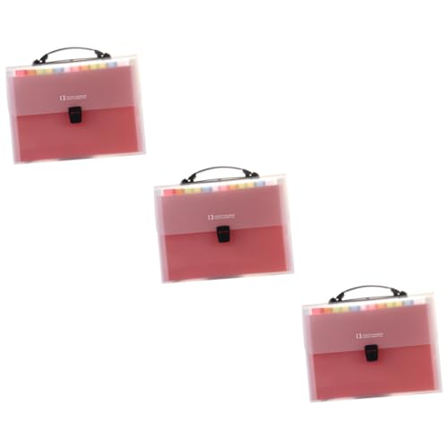 Angoily 3 Stück Accordion Dokumentenmappe mit Fächern Tragbare Erweiterbare Datei Organizer Regenbogenfarben für Schule Büro und Wichtige Dokumente Angoily 3 Stück Accordion Dokumentenmappe mit Fächern Tragbare Erweiterbare Datei Organizer Regenbogenfarben für Schule Büro und Wichtige Dokumente von Angoily