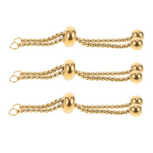 Angoily 3 Stück Armband drücken und ziehen Kettenanhänger Edelstahlperlen Sprungringe für Schmuckherstellung Kugelkette Armbandrohlinge für die Schmuckherstellung Rostfreier Stahl Golden Angoily 3 Stück Armband drücken und ziehen Kettenanhänger Edelstahlperlen Sprungringe für Schmuckherstellung Kugelkette Armbandrohlinge für die Schmuckherstellung Rostfreier Stahl Golden von Angoily