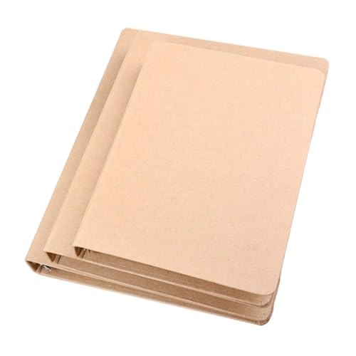 Angoily 3 Stück Binder Hülle Wiederbefüllbare Notizbuchhülle Langlebige und Schützende Abdeckung für Notizen Schule und Büro von Angoily