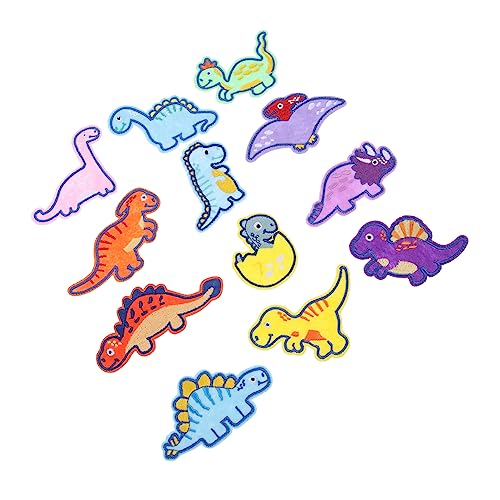 Angoily 3 Stück Cartoon Dinosaurier -Stoffaufkleber dekorative Patches Aufnäher nähen Kleidung Dinosaurierstoff Stickerei-Patch-Material Aufnäher für Rucksäcke süße Aufnäher Polyester Angoily 3 Stück Cartoon Dinosaurier -Stoffaufkleber dekorative Patches Aufnäher nähen Kleidung Dinosaurierstoff Stickerei-Patch-Material Aufnäher für Rucksäcke süße Aufnäher Polyester von Angoily