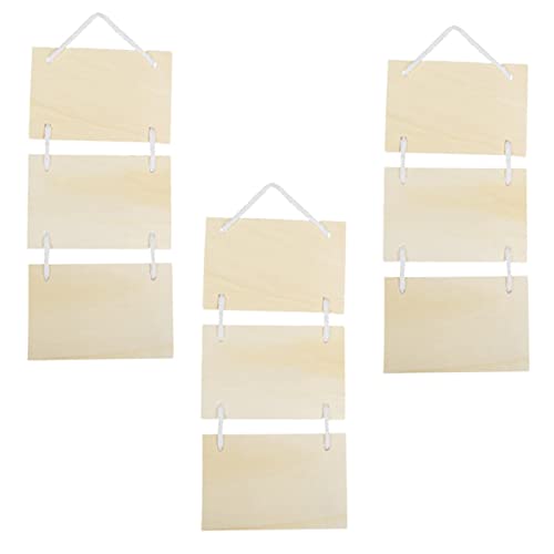 Angoily 3 Stück DIY Holzplatten Unbehandelte Hängeschilder für Blanko DIY Plaketten Gestalten für Zuhause Kindergarten Kunstprojekte und Dekoration Angoily 3 Stück DIY Holzplatten Unbehandelte Hängeschilder für Blanko DIY Plaketten Gestalten für Zuhause Kindergarten Kunstprojekte und Dekoration von Angoily