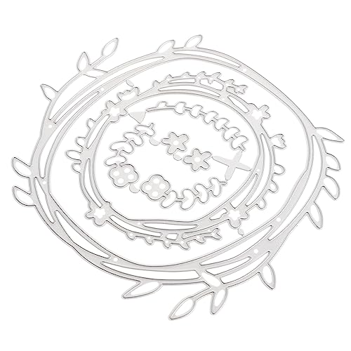 Angoily 3 Stück DIY Stanzform Dekorative Stanzschablone für Scrapbooking Fotoalben und Kartenherstellung für Bastelprojekte und Familienaktivitäten von Angoily