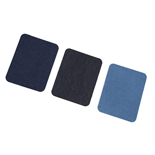Angoily 3 Stück Denim Patch Aufnäher Für Jeans Denim-patches Für Jeans Kleidung Reparieren Reparaturflicken Für Jeans Stich Zerrissen Stoffaufnäher Für Bekleidung Flecken von Angoily