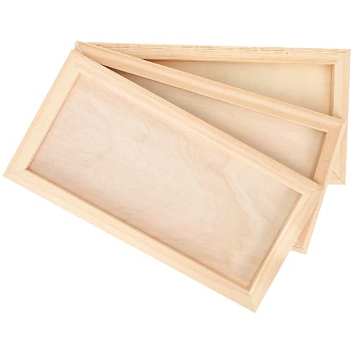 Angoily 3 Stück Diy Holzrahmen für Kreative Malprojekte Unbemalte Tonrahmen für Wasser Öl und Acrylmalerei Vielseitig Einsetzbar für Bastelarbeiten und Kunstwerke Angoily 3 Stück Diy Holzrahmen für Kreative Malprojekte Unbemalte Tonrahmen für Wasser Öl und Acrylmalerei Vielseitig Einsetzbar für Bastelarbeiten und Kunstwerke von Angoily