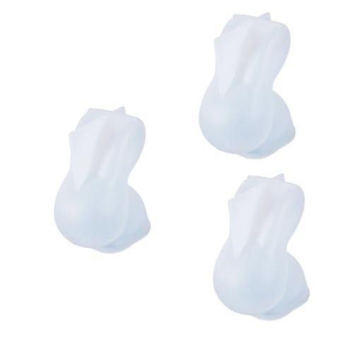 Angoily 3 Stück Diy Silikonform für Rabbit Gießen Epoxidharz Mould für Kreative Bastelprojekte Wiederverwendbar Lebensmittelechtem Silikon für Dekorationen und Handgemachte Kunstwerke Angoily 3 Stück Diy Silikonform für Rabbit Gießen Epoxidharz Mould für Kreative Bastelprojekte Wiederverwendbar Lebensmittelechtem Silikon für Dekorationen und Handgemachte Kunstwerke von Angoily