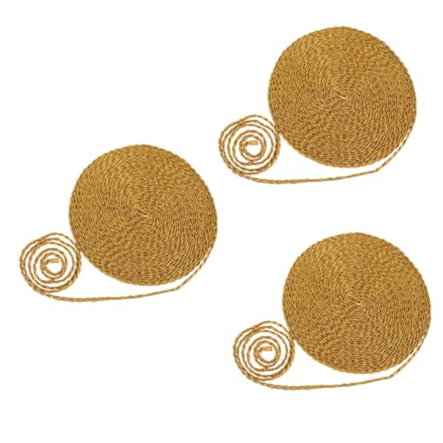 Angoily 3 Stück Goldene Spitze Spitzenband Geflochtener Fransenbesatz Quastenverkleidung Spitzenrandstreifen Perlen Trimmt Fransen Nähen Welliger Besatz Vorhangausstattung Polyestergarn Angoily 3 Stück Goldene Spitze Spitzenband Geflochtener Fransenbesatz Quastenverkleidung Spitzenrandstreifen Perlen Trimmt Fransen Nähen Welliger Besatz Vorhangausstattung Polyestergarn von Angoily
