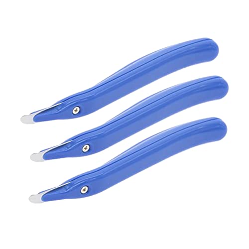 Angoily 3 Stück Handheld Heftklammerentferner aus Kunststoff Universeller Ergonomischer Stapelentferner Blau Einfach zu Bedienen für Büro und Zuhause Angoily 3 Stück Handheld Heftklammerentferner aus Kunststoff Universeller Ergonomischer Stapelentferner Blau Einfach zu Bedienen für Büro und Zuhause von Angoily