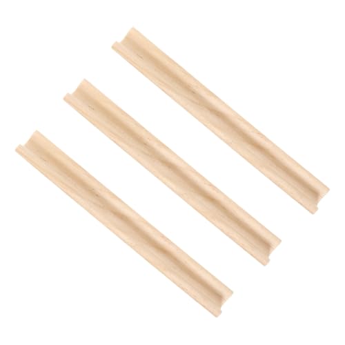 Angoily 3 Stück Holzdekorationen Dominosteine ​​aus Holz Domino-Organizer Fliesenregal Halter für Dominoschalen Domino-Tabletts mit mexikanischem Zug dominoständer selber Machen Khaki von Angoily