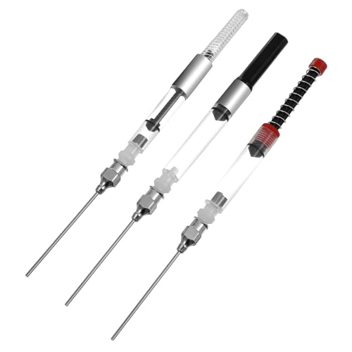 Angoily 3 Stück Konverter für Füllfederhalter Konvertieren Brunnenstift -Tintenkonverter Blau zeichenstifte set pen set füller Tintenkonverter- Stiftkonverter Rostfreier Stahl Black von Angoily