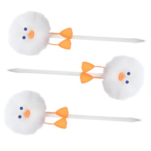 Angoily 3 Stück Kugelschreiber Aus Entenhaar Stifte Für Mädchen Unscharfer Stift Unscharfe Stifte Journalstift Pom-pom-stift Flauschiger Bommelstift Weiß Plastik Angoily 3 Stück Kugelschreiber Aus Entenhaar Stifte Für Mädchen Unscharfer Stift Unscharfe Stifte Journalstift Pom-pom-stift Flauschiger Bommelstift Weiß Plastik von Angoily