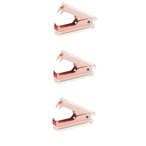 Angoily 3 Stück Luxuriöser Acryl Heftklammerentferner Gold Langlebiger Hand Hefterentferner aus Abs und Stilvolles Schreibtischzubehör für Büro und Schule Transparentes Design im PVC Etui Angoily 3 Stück Luxuriöser Acryl Heftklammerentferner Gold Langlebiger Hand Hefterentferner aus Abs und Stilvolles Schreibtischzubehör für Büro und Schule Transparentes Design im PVC Etui von Angoily