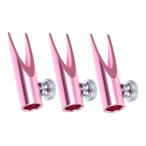 Angoily 3 Stück Metall-spitzmaschine mit U-förmigen Schlitzen Aluminiumlegierung für Langlebige Präzise Kosmetik Bleistiftspitzen Geeignet für Künstler Schüler und Professionelle von Angoily