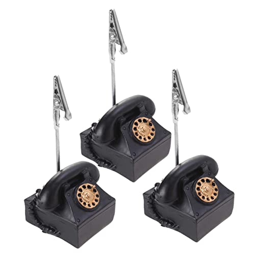 Angoily 3 Stück Nachrichtenordner Tischkartenhalter für Tische Schlüssel Clips Begrüßungskartenanzeige Karteninhaber Telefonkartenhalter Bildhalter Kartenclip für den Haushalt Harz Schwarz Angoily 3 Stück Nachrichtenordner Tischkartenhalter für Tische Schlüssel Clips Begrüßungskartenanzeige Karteninhaber Telefonkartenhalter Bildhalter Kartenclip für den Haushalt Harz Schwarz von Angoily