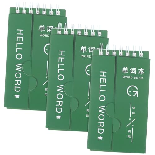 Angoily 3 Stück Notizblöcke für Englisch Vokabeln Taschenformat Papier Kreatives Design Schülerbedarf Angoily 3 Stück Notizblöcke für Englisch Vokabeln Taschenformat Papier Kreatives Design Schülerbedarf von Angoily