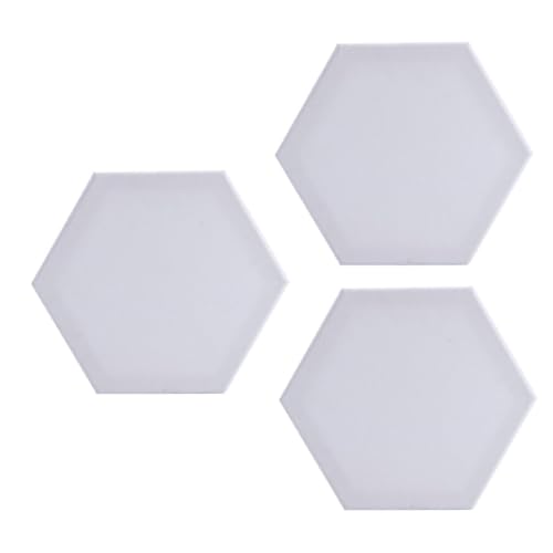 Angoily 3 Stück Ölgemäldetafel Leere Zum Malen Zeichenbrett Auf Baumwolltuch Sechseckige Art Canvas Boards -sechseck Sechseckige Wandkunst Malbrett Weiß Angoily 3 Stück Ölgemäldetafel Leere Zum Malen Zeichenbrett Auf Baumwolltuch Sechseckige Art Canvas Boards -sechseck Sechseckige Wandkunst Malbrett Weiß von Angoily