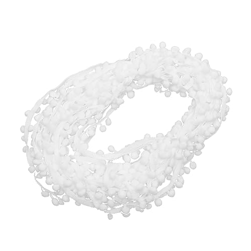 Angoily 3 Stück Pompom-Spitze Zubehör trimmen Stickerei Dekorationen für Verschönerung floral bestickte Borte Pomponbesatz Zierleisten nähen Kleidung Zierleiste zum Nähen Polyester Weiß Angoily 3 Stück Pompom-Spitze Zubehör trimmen Stickerei Dekorationen für Verschönerung floral bestickte Borte Pomponbesatz Zierleisten nähen Kleidung Zierleiste zum Nähen Polyester Weiß von Angoily